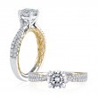 18K White Gold  Engagement Ring