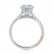 18K Yellow Gold Diamond Semi-Mounting Engagement Ring