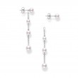 Mikimoto 18K White Gold Akoya Pearl Earrings