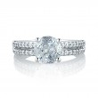 18K White Gold  Engagement Ring