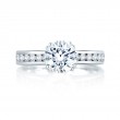 18K White Gold  Engagement Ring
