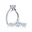 18K White Gold  Engagement Ring