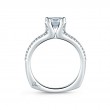 18K White Gold  Engagement Ring