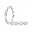 18K Yellow Gold Scalloped Band