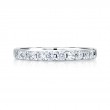 18K White Gold  Wedding Band