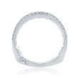 18K White Gold  Wedding Band