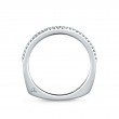 18K White Gold  Wedding Band