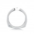 18K White Gold  Wedding Band