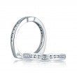 18K White Gold  Wedding Band