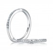 18K White Gold  Wedding Band