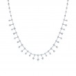 Starry Night Fringe Necklace with Star-Set Diamonds