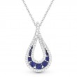 14K White Gold Necklace Set
