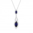 14K White Gold Necklace Set
