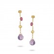 Marco Bicego Paradise Earrings With Mixed Stones.