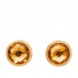 Marco Bicego Jaipur 18K Yellow Gold Stud Earrings With Citine Quartz