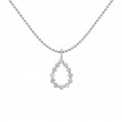 Rummeles Signature Pear Shape Diamond Necklace