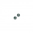 Mikimoto Black South Sea Pearl Stud Earrings