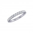 Rummeles Signature Sapphire And One Diamond Band