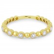 14K Yellow Gold And Diamond Ring