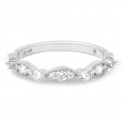 14K White Gold Diamond Fashion Ring