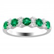 Ring Set with Emeralds