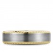 14K Yellow Gold Bevel Edged Band