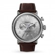 Runwell Chrono 47mm, Cattail Brown Leather Strap