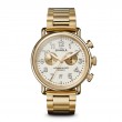 Shinola Runwell 41mm Stainless Steel Pvd Yellow Gold Chronograph Watch