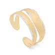 Marco Bicego 18K Yellow Gold Open Cuff Style Bracelet