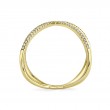 0.18Ct 14K Yellow Gold Diamond Ladys X Ring