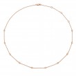 0.28Ct 18 Diamonds By The Yard Chain