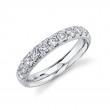 0.90Ct 14K White Gold Diamond Ladys Band