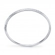 2.00Ct 14K White Gold Diamond Bangle
