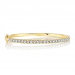 2.00Ct 14K Yellow Gold Diamond Bangle