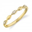 0.05Ct 14K Yellow Gold Diamond Ladys Band