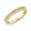 0.18Ct 14K Yellow Gold Diamond Ladys Ring