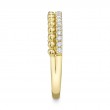 0.18Ct 14K Yellow Gold Diamond Ladys Ring