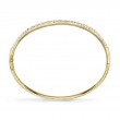 3.04Ct 14K Yellow Gold Diamond Bangle