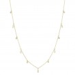 0.38Ct Diamond Baguette Bezel Necklace
