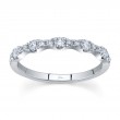 0.40Ct 14K White Gold Diamond Ladys Band