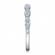 0.40Ct 14K White Gold Diamond Ladys Band