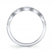 0.40Ct 14K White Gold Diamond Ladys Band