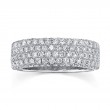 1.32Ct 14K White Gold Diamond Ladys Pave Band