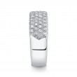 1.32Ct 14K White Gold Diamond Ladys Pave Band