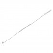 0.17Ct 14K White Gold Diamond Bar Bracelet