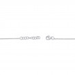 0.17Ct 14K White Gold Diamond Bar Bracelet
