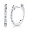 0.08Ct Diamond Huggie Earring