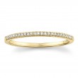 0.08Ct 14K Yellow Gold Diamond Ladys Band