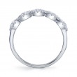 0.70Ct 14K White Gold Diamond Ladys Band