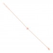 0.04Ct 14K Rose Gold Diamond Pave Heart Bracelet